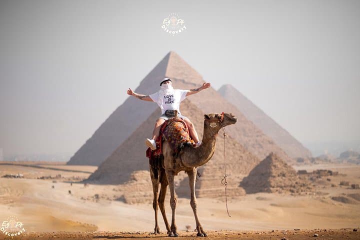 Giza Pyramids Private Photoshoot with Camel Ride and ATV Quad Bike photo 1