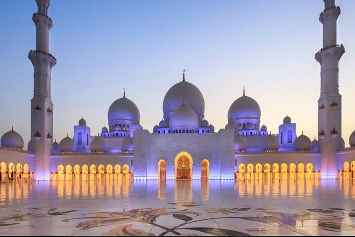 Abu Dhabi in a Day: Sheikh Zayed Mosque, Heritage Village & Dates Market Tour from Dubai photo 1