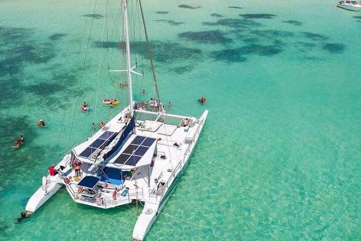 Full-Day Saona Island Catamaran Cruise: Natural Pool Swim, Buffet Lunch & Open Bar photo 1