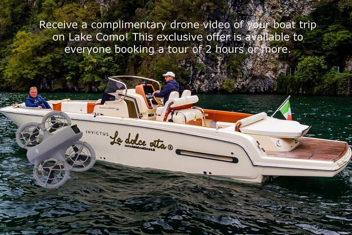 Lake Como Grand Tour — 5-Hour Private Invictus Boat Trip from Varenna photo 1