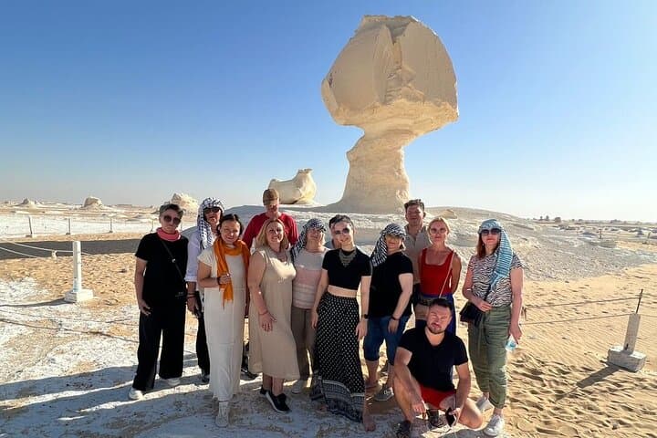 Overnight Bahariya Oasis: White & Black Desert Camping, Crystal Mountain and Hot Springs photo 3