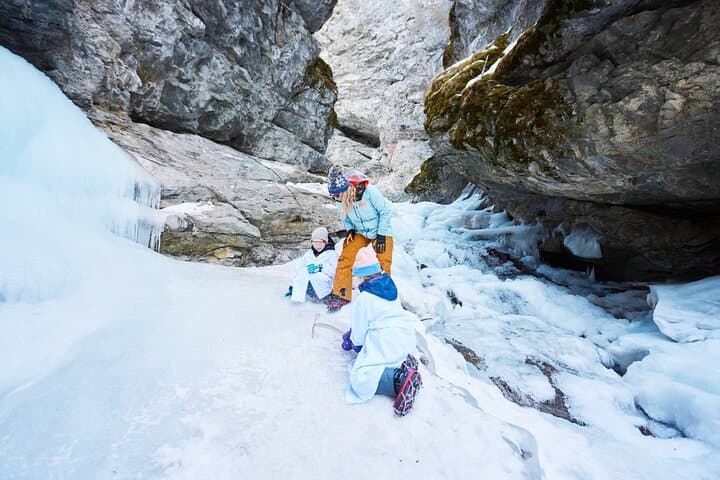 Star Creek Falls Ice Walk: Family Science Hike in Crowsnest Pass photo 6
