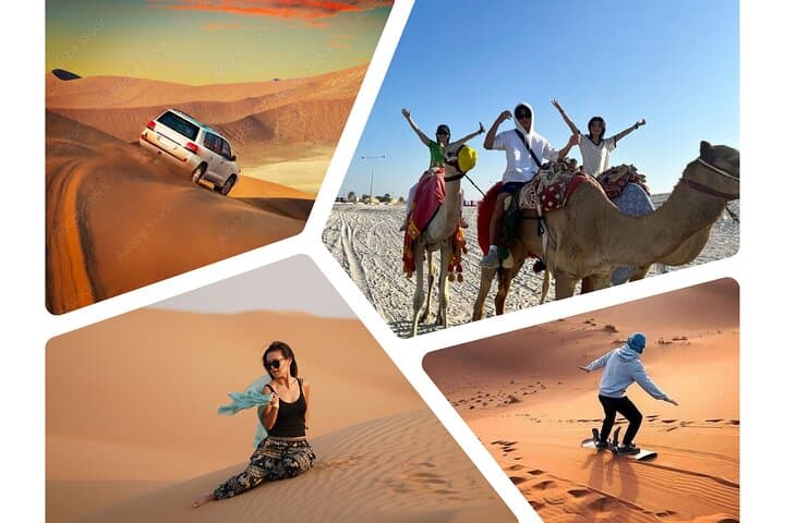 Qatar Desert Safari: Camel Ride, Sandboarding & Inland Sea Visit