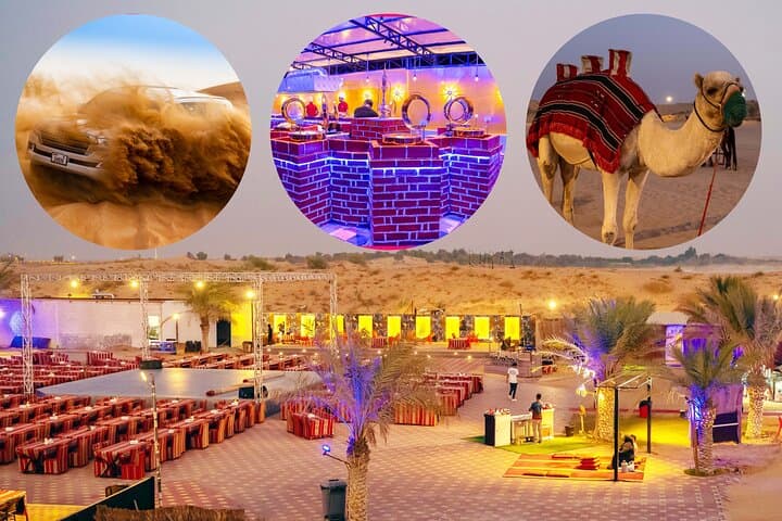 VIP Dubai Desert Safari: Private 4x4 Sunset Dune Ride and Campsite Experience