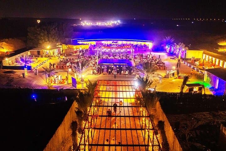 Overnight Dubai Desert Camp: Royal Vision BBQ, Camel Rides & Live Shows
