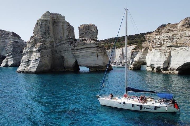 Sail Milos to Kleftiko: Full-Day Caves, Snorkel & Onboard Greek Lunch photo 3