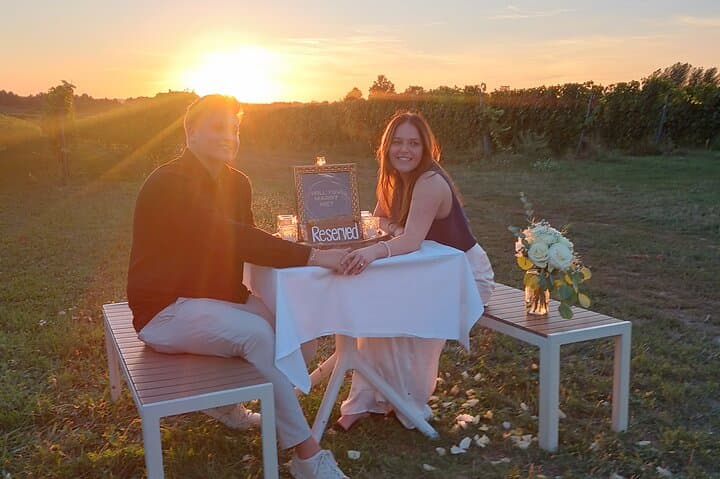 Luxury Old Mission Peninsula Wine Tour: VIP Sunset Proposal in a GMC Yukon