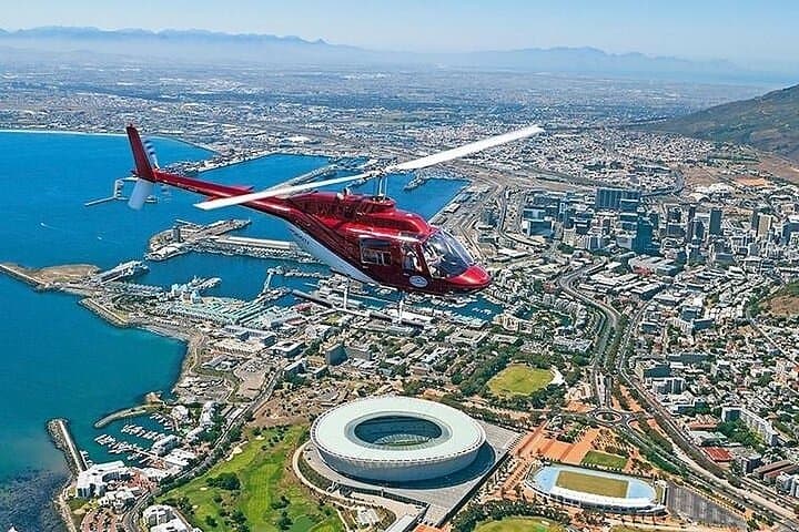 Robben Island Helicopter Overflight + V&A Waterfront Boat Cruise — Scenic Cape Town Flight photo 3