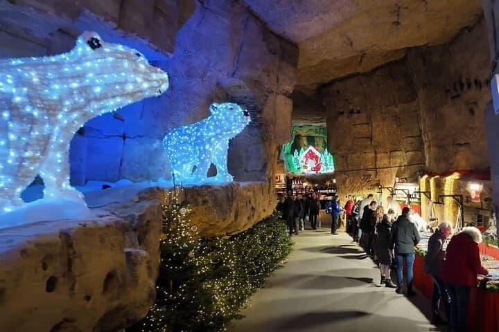 Paris to Valkenburg Cave Christmas Market Daytrip — Underground Holiday Market from Paris