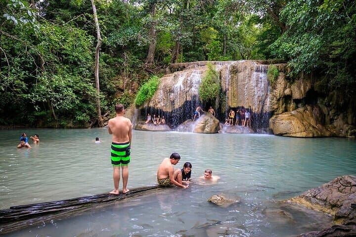 Damnoen Saduak Floating Market Tour & Erawan Waterfall Day Trip from Bangkok photo 2