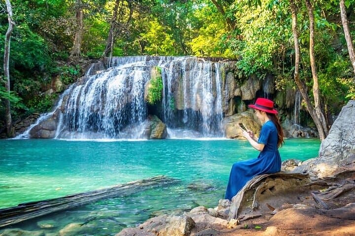 Damnoen Saduak Floating Market Tour & Erawan Waterfall Day Trip from Bangkok photo 4
