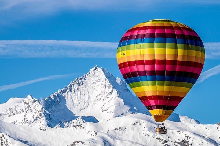 Aosta Hot Air Balloon Flight Over the Alps — Sunrise Views of Mont Blanc and Matterhorn