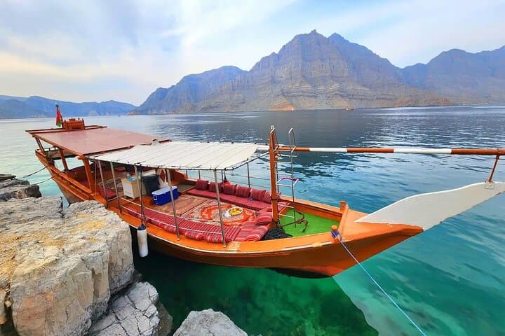 Khasab Overnight Dhow Cruise: Dolphin Watching & Fjord Camping Adventure