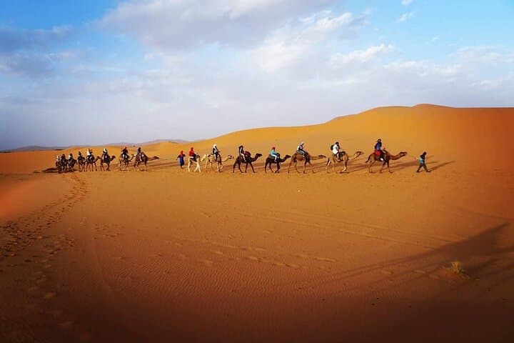 4-Day Sahara Escape from Agadir or Taghazout to Marrakech — Ait Ben Haddou, Merzouga & Todra Gorge