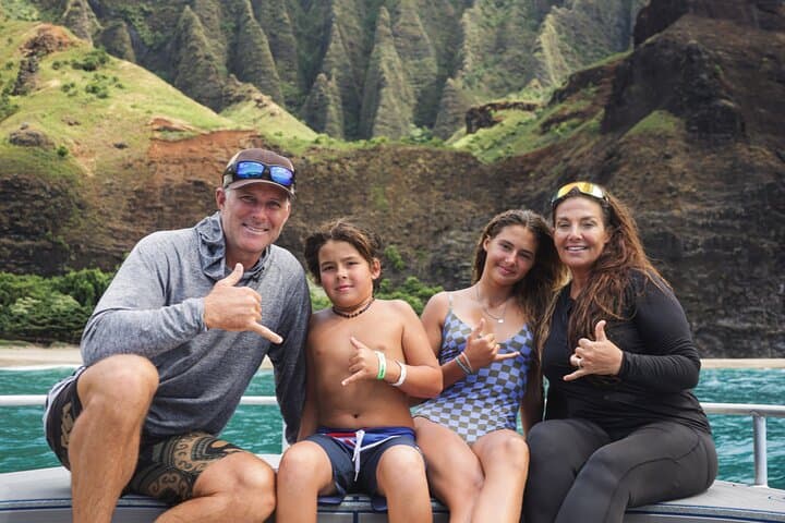 Exploring Kauai’s Na Pali Coast by Power Catamaran: A Coastal Adventure photo 3