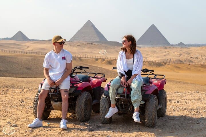 Sunset ATV Adventure at the Giza Pyramids: Quad Ride, Camel Trek & Sphinx photo 3