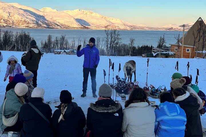 Tromsø Snowshoeing with Reindeer: Guided Winter Walk and Traditional Meal photo 2