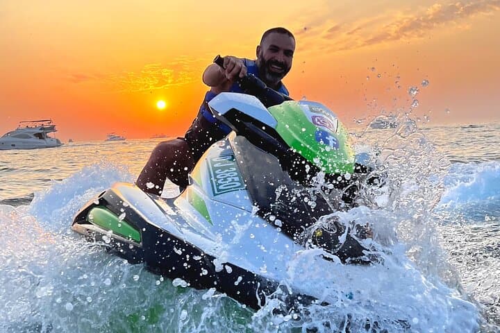 Dubai Jet Skiing Adventure: Burj Al Arab, Palm Jumeirah and Atlantis Views photo 1