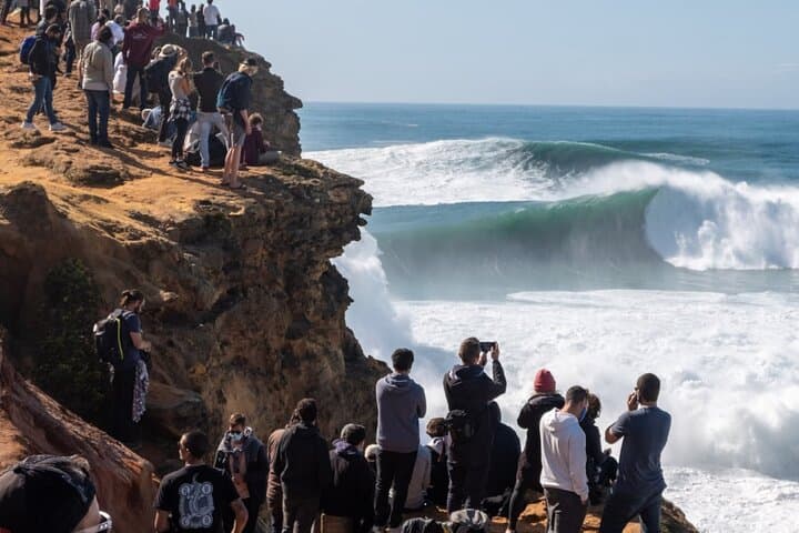 Nazare Big Waves & Medieval Obidos Day Trip from Lisbon