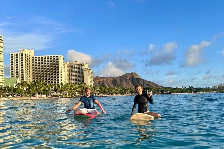 Waikiki Private Surf Lesson with Female Instructor — 90-Minute Beginner Surfing at Duke Kahanamoku Beach photo 3