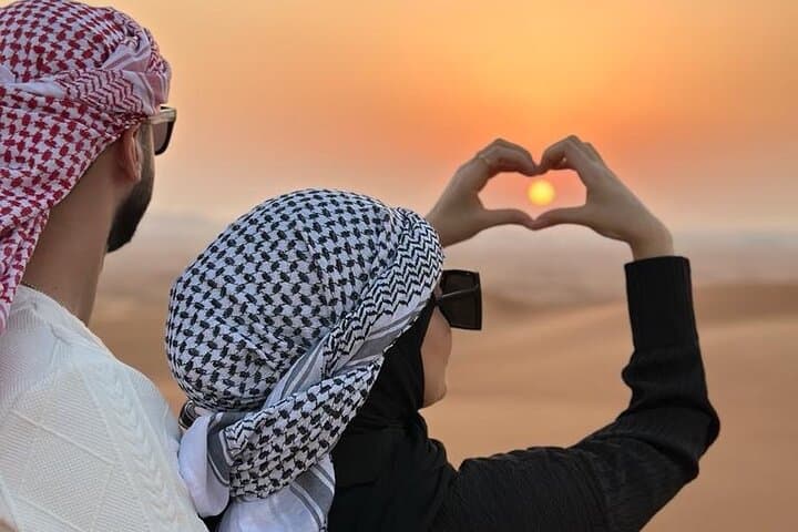 Dubai Sunrise Desert Safari With Camel Ride — Dune Bashing & Sandboarding at Dawn