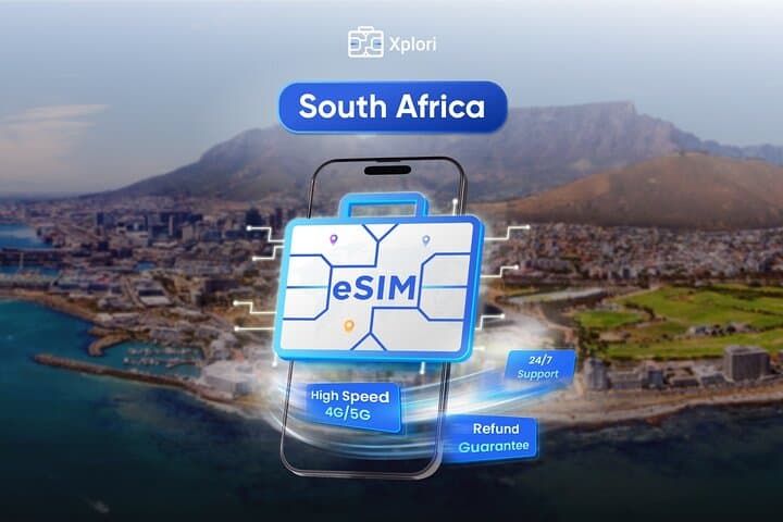 South Africa eSIM — 3 to 30 Days, Up to 20GB of 4G/5G Data