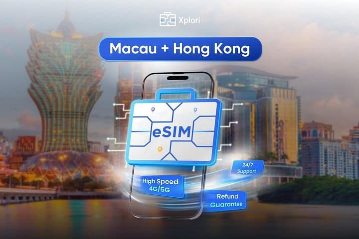 Macau and Hong Kong eSIM: Stay Connected 3–30 Days with Up to 60GB