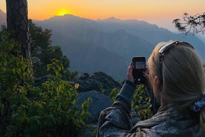 Sunrise Trek to Kunjapuri Temple and Neergaddu Waterfall — 9km Downhill Trek from Rishikesh photo 1