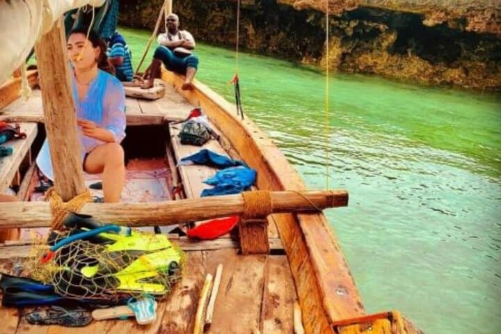Safari Blue Dhow Day Trip: Menai Bay Snorkeling & Sandbank BBQ photo 2