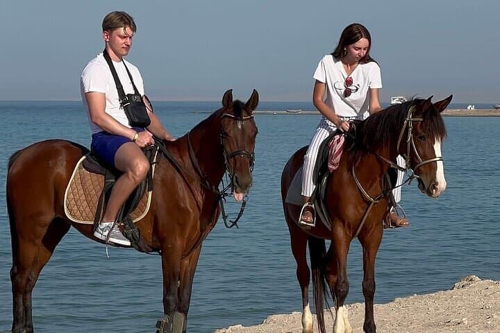 Horseback Riding from Desert to Red Sea: Hurghada Beach & Dune Ride photo 4
