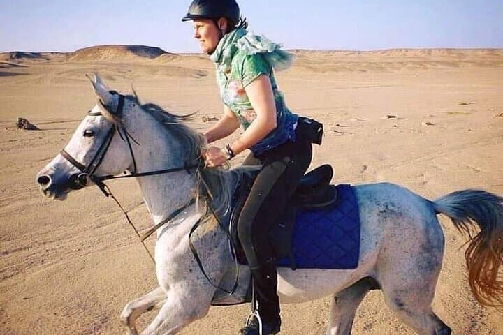 Horseback Riding from Desert to Red Sea: Hurghada Beach & Dune Ride