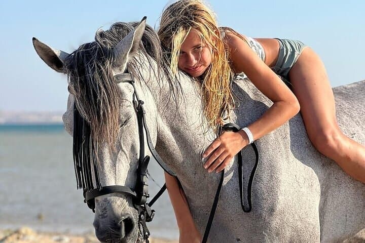 Horseback Riding from Desert to Red Sea: Hurghada Beach & Dune Ride photo 2