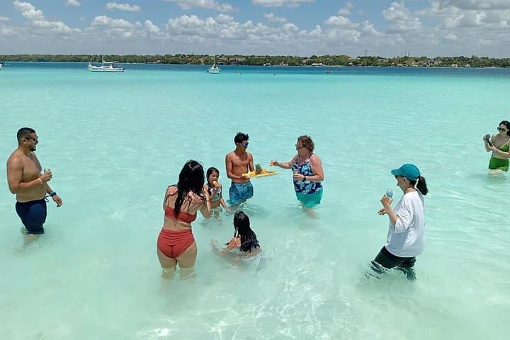 Bacalar Lagoon Boat Adventure: Swim Cenotes & Pirate Channel from Costa Maya photo 1