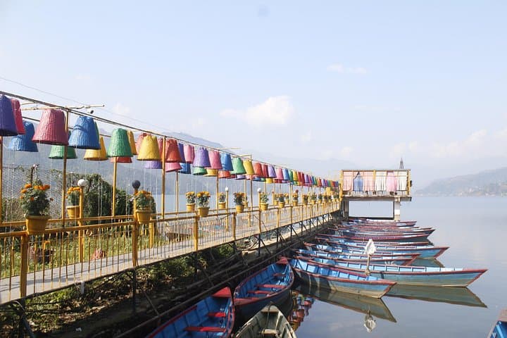 Sarangkot Sunrise & Peace Pagoda Hike: Pokhara Boat Ride and Annapurna Views photo 1
