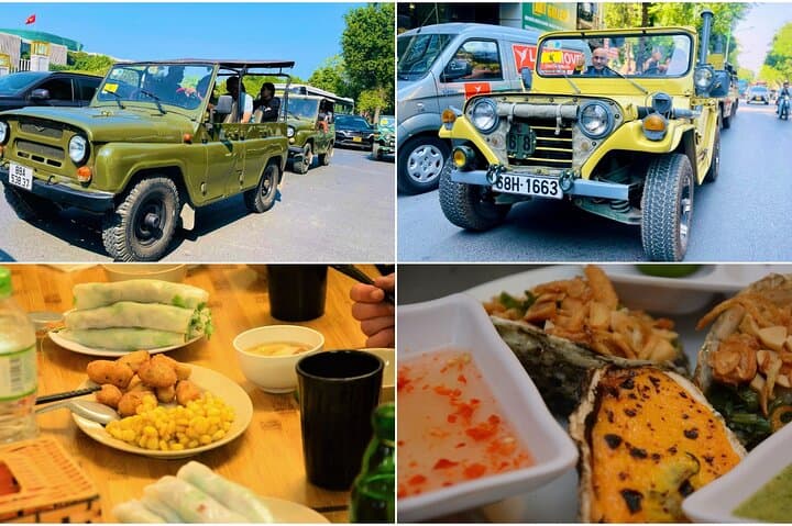 Hanoi Night Jeep Food Tour Led by Women — Train Street, Bun Cha & Lantern-Lit Old Quarter photo 2