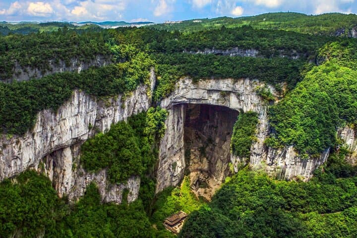 Private Wulong Karst Day Tour from Chongqing: Three Natural Bridges & Tiankeng photo 2