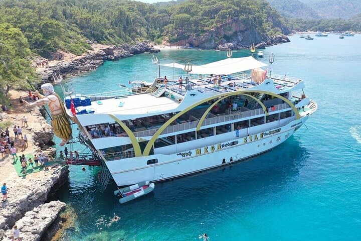 Mega Star Party Boat Cruise from Antalya: Phaselis, Cennet & Foam Party photo 5