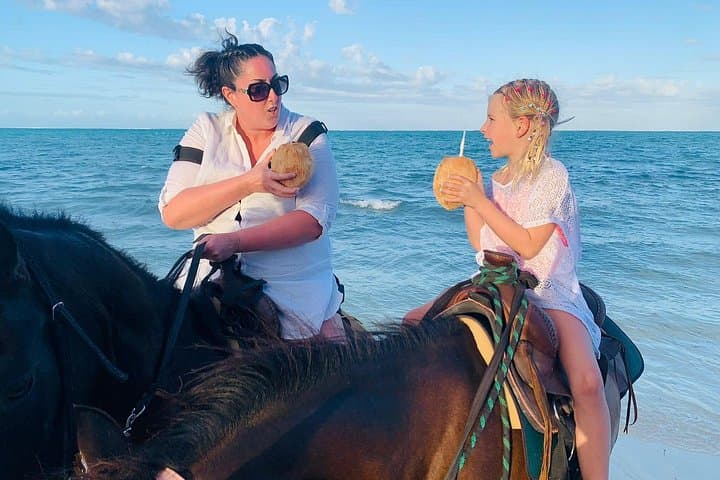 Sunset Horseback Ride on Providenciales Beaches: Wheeland Coastal Sunset Ride
