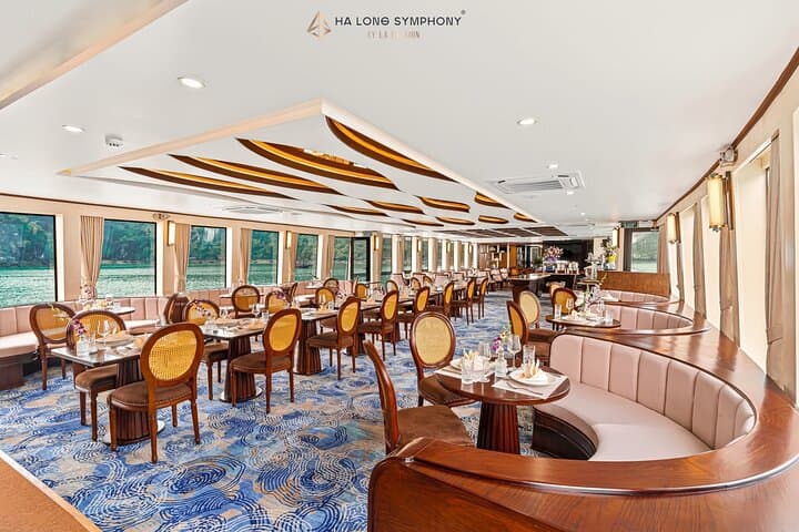 Day Cruise Through Ha Long Bay: Symphony 5-Star Tour to Sung Sot Cave & Titov Island photo 4