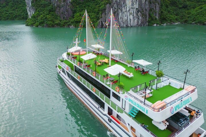 Hanoi to Halong Bay 5‑Star Day Cruise with Buffet, Kayak & Ti Top Island photo 2
