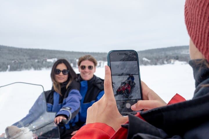 Through Lapland's Wilds: 32 km Snowmobile Adventure from Kiruna photo 3