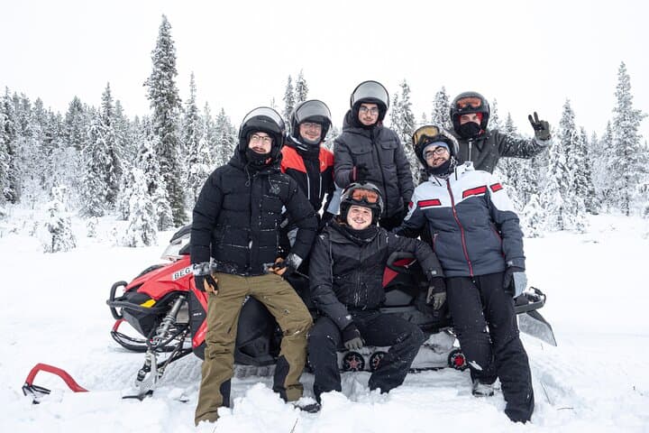 Through Lapland's Wilds: 32 km Snowmobile Adventure from Kiruna photo 5