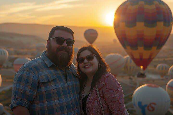 Dubai Desert Hot Air Balloon Ride with Transportation and Breakfast photo 6