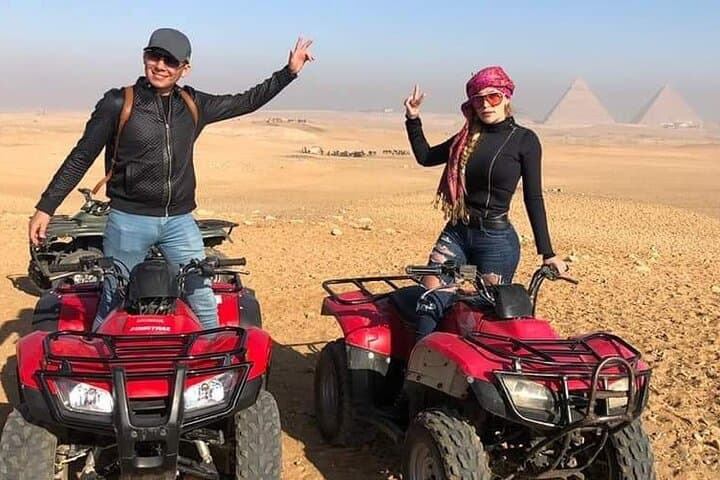 ATV at Giza, Felucca on the Nile & Cairo Tower: Half-Day Private Adventure