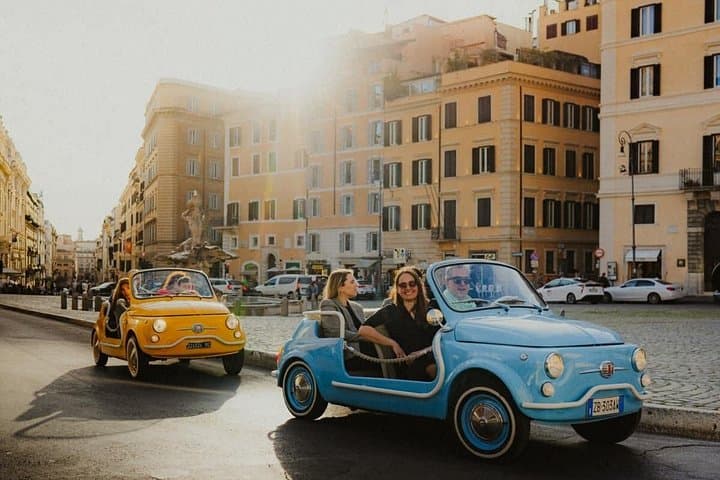 La Dolce Roma: Private Electric Fiat & Golf Cart Tour of Rome's Highlights