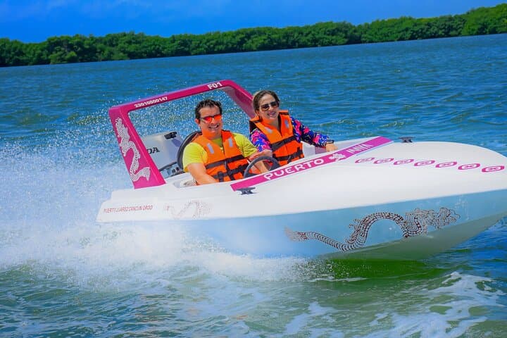 Cancun Mayan Ritual and Speedboat Snorkel: Nichupté Lagoon Adventure