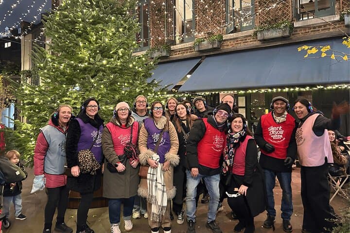 London Christmas Lights Walking Tour with Silent Disco & Festive Music