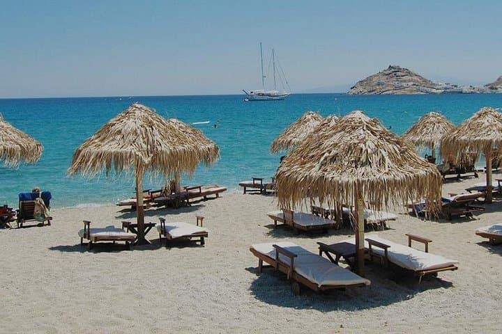 Private Half-Day Luxury Mykonos Tour — Beaches, Ano Mera & Meze Lunch photo 3