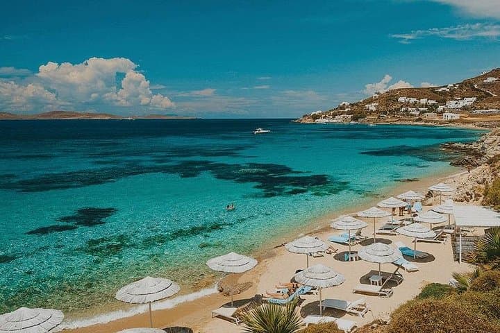 Private Half-Day Luxury Mykonos Tour — Beaches, Ano Mera & Meze Lunch photo 2