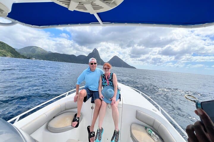 Full-Day Private Boat Charter to Soufrière, St. Lucia — Snorkel, Pitons & Sulphur Springs photo 5